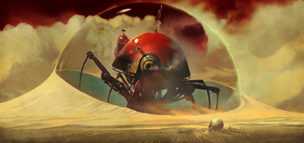 The Invincible - technologia retro science-fiction