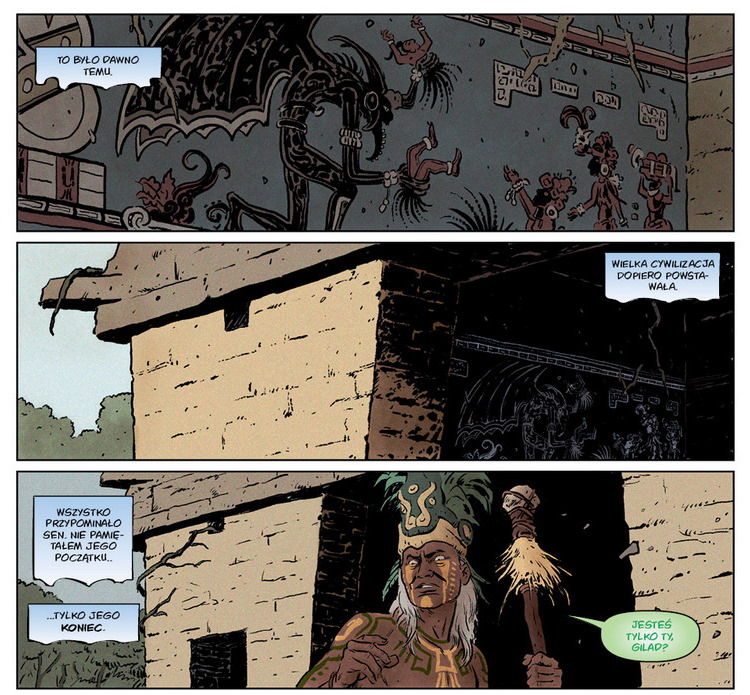 Waleczni - kadry komiksu