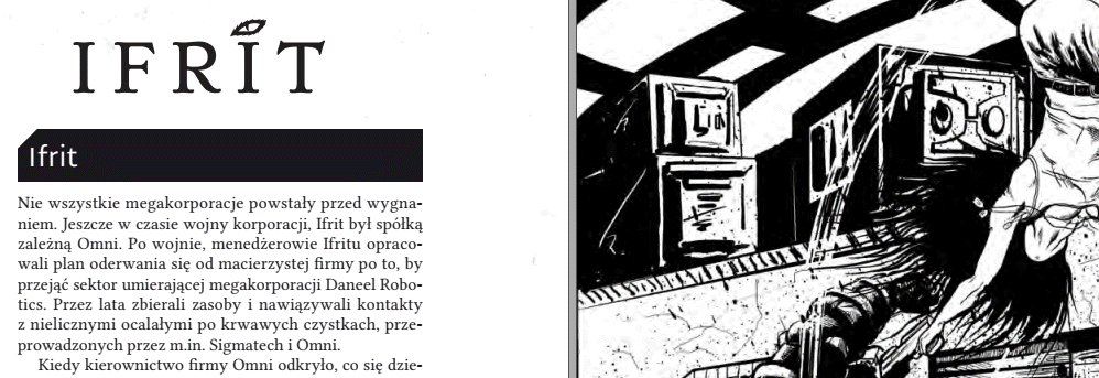 Ifrit - strona z podręcznika Rootsystem
